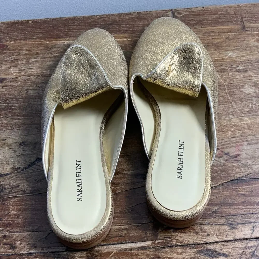 Sarah Flint Andrea Slide‎ in gold size 40